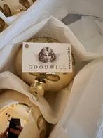 12 luxe gouden kerstballen Goodwill, Diversen, Kerst, Ophalen of Verzenden, Zo goed als nieuw