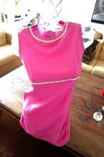 handgemaakte roze sublieme retro jurk, Taille 36 (S), Porté, Rose, Enlèvement ou Envoi