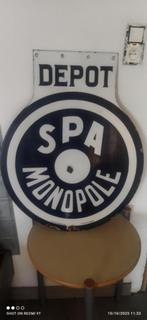 SPA MONOPOLIEDEPOT 1948, Ophalen of Verzenden, Gebruikt, Reclamebord