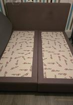 Boxspring SwissSleep 180x200 Pocketveren, Ophalen, Gevl, Gebruikt, Bruin