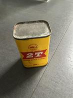 Vintage blikje Shell 2T twee-takt olie vol 1/4 L, Enlèvement ou Envoi