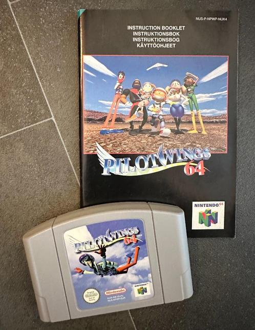 Pilotwings 64-spel voor Nintendo 64, Games en Spelcomputers, Games | Nintendo 64, Zo goed als nieuw, Simulatie, 1 speler, Vanaf 3 jaar