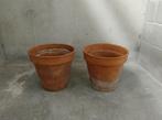 Bloempot terracotta, Gebruikt, Rond, Tuin, Minder dan 40 cm