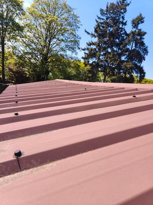 Dakplaten anti condens, Doe-het-zelf en Bouw, Dakpannen en Dakbedekking, Gebruikt, Dakplaat of Dakpanplaat, Metaal, Overige kleuren