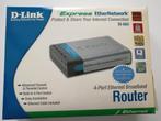 D-Link 4 port ethernet broadband router, Computers en Software, Ophalen of Verzenden, Zo goed als nieuw
