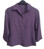 blouse paars strech maat 42, Kleding | Dames, Blouses en Tunieken, Ophalen of Verzenden, Zo goed als nieuw, Maat 42/44 (L), Paars