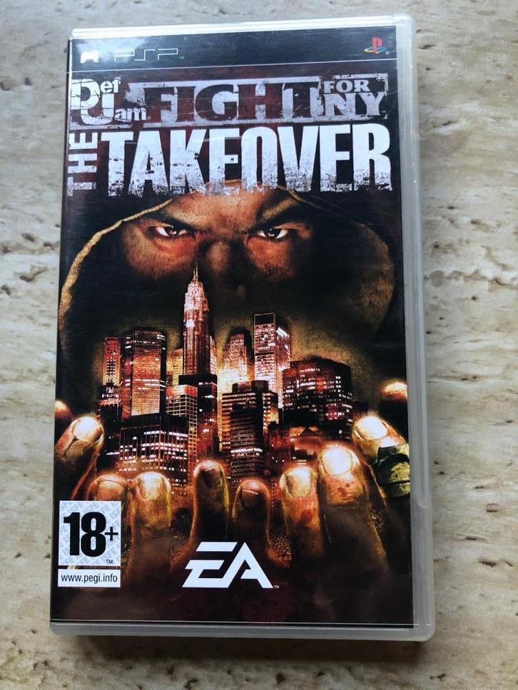 PSP Def Jam Fight for NY: The Takeover (1), Games en Spelcomputers, Games | Sony PlayStation Portable, Zo goed als nieuw, Avontuur en Actie