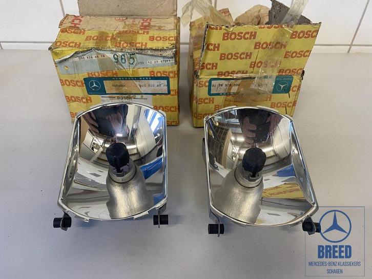 NOS mistlampreflector L+R voor Mercedes-Benz W116, Auto-onderdelen, Verlichting, Mercedes-Benz, Nieuw, Ophalen of Verzenden