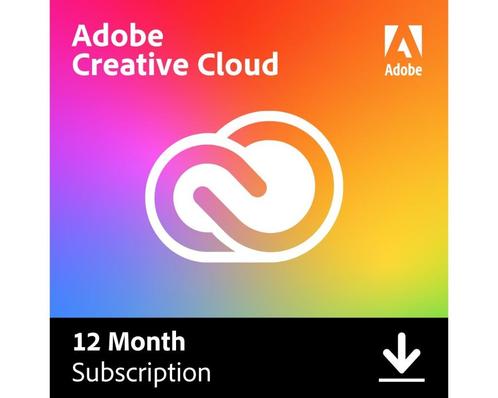 Achteraf Betalen Adobe Creative Cloud Alle Apps voor 1 Jaar, Informatique & Logiciels, Logiciel d'Édition, Neuf, MacOS, Windows