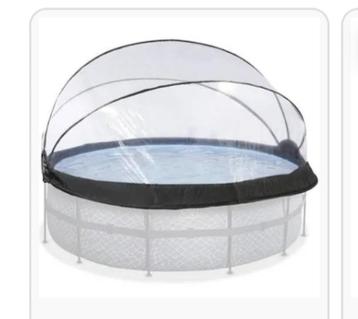 Intex zwembad rond 3.60 hoogte 1.22, Tuin en Terras, Gebruikt, Rond, 300 cm of meer, Opzetzwembad