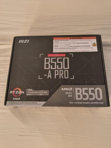 MSI B550-A Pro (AM4) Moederbord Zwart beschikbaar voor biedingen