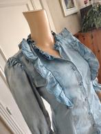 leuke blouse met knoopjes, Kleding | Dames, Blouses en Tunieken, Verzenden, Zo goed als nieuw, Maat 36 (S), Blauw
