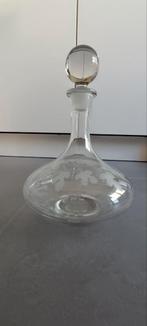 Decanteerkaraf transparant in glas, Antiek en Kunst, Ophalen