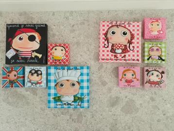 Isabelle Kessedjian Canvas Kadertjes "Als ik Groot Ben" beschikbaar voor biedingen