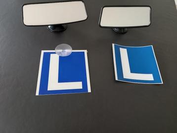 Achteruitkijkspiegel(s) en L voor beginnende bestuurders beschikbaar voor biedingen