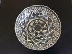 Glazen schaal - vintage - 25 cm diameter, Ophalen of Verzenden, Gebruikt