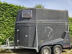 Paardentrailer dubbel, Dieren en Toebehoren, Paarden en Pony's | Trailers en Aanhangwagens, 2-paards trailer, Polyester, Gebruikt