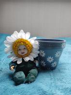 Anne Geddes baby daisy flower pot babies bloempot 2001, Verzamelen, Ophalen, Gebruikt, Babypop