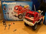 Playmobil brandweer wagen 9466, Complete set, Zo goed als nieuw, Ophalen