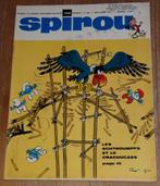 Spirou 1585 + supplement poster Buck Danny + MR 1968 Hubinon, Ophalen of Verzenden, Zo goed als nieuw, Peyo, Eén stripboek