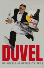 Reclamebord vintage Duvel ober - mancave poolhouse nieuw, Ophalen of Verzenden, Nieuw, Reclamebord, Plaat of Schild, Duvel