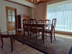 eetkamer met 6 stoelen, dressoir, kast en salontafel, Huis en Inrichting, Ophalen, Gebruikt, 4 tot 6 stoelen