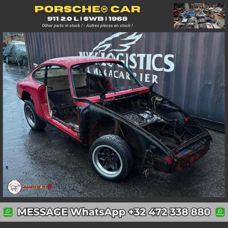 Porsche 911 2.0 L SWB-carrosserie (1968), Auto-onderdelen, Overige Auto-onderdelen, Oldtimer onderdelen, Porsche, Gebruikt, Ophalen