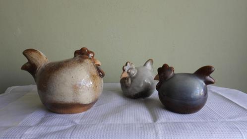 Bolle haan en kippen - kerstkado, Verzamelen, Dierenverzamelingen, Zo goed als nieuw, Beeldje of Figuurtje, Boerderijdier, Ophalen