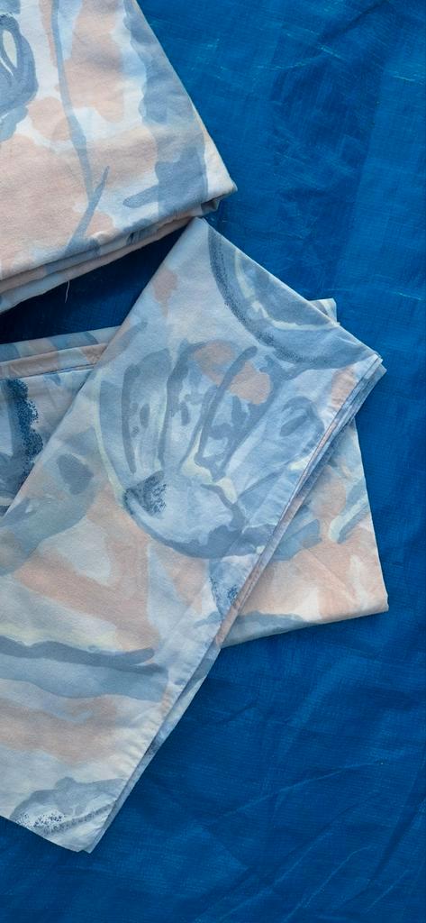 2 x 1persoonsdekbedovertrek, Huis en Inrichting, Slaapkamer | Beddengoed, Gebruikt, Ophalen of Verzenden