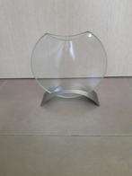 Soldes -20% ....Vase de forme ovale sur support inox, Enlèvement, Moins de 50 cm, Autres couleurs, Neuf