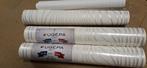 2 rollen vliesbehang en nog wat overshot 12 € beide, Huis en Inrichting, Stoffering | Behang, Ophalen, Wit