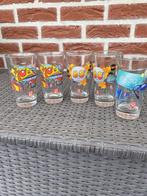 5 Verres QUICK années 70, 80, 2000, Neuf, Verre à soda