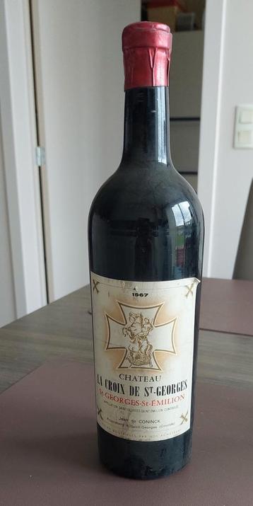 Château La Croix de Saint-Georges. Saint-Émilion 1967 disponible aux enchères