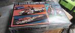 oude race baan vintage racing set 8 road in de originele doo, Ophalen of Verzenden