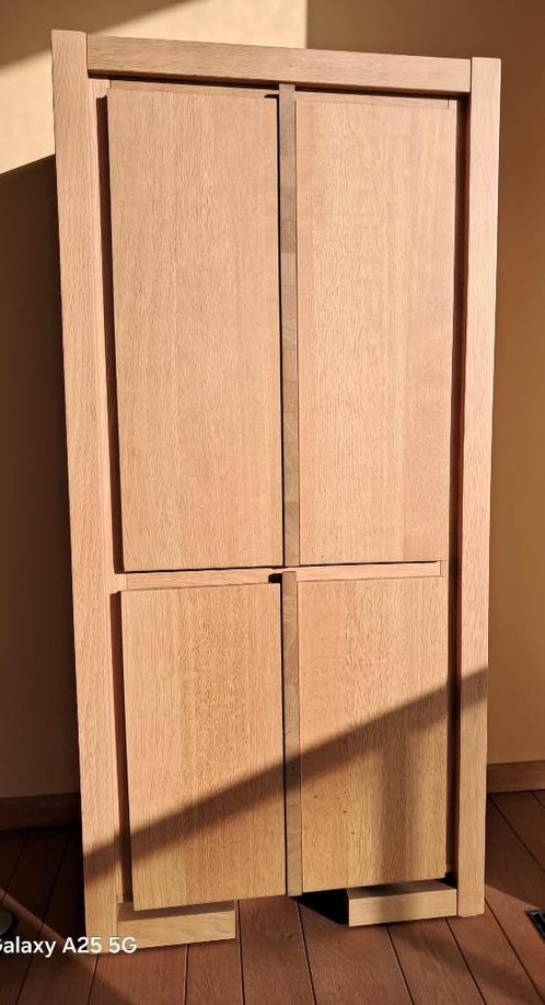 Massief houten dressoir, 2 deuren, nieuwstaat, Huis en Inrichting, Kasten | Buffetkasten, Ophalen