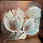 landelijk schilderij witte tulpen, Comme neuf, Peinture, Enlèvement