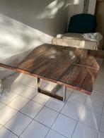 Unieke moderne eettafel, Ophalen, Vierkant, Zo goed als nieuw, Vijf personen of meer