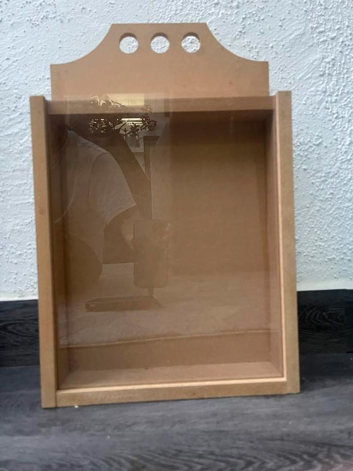 Wanddecoratie hout 49,5 cm x 29,5 cm, Kinderen en Baby's, Speelgoed | Poppenhuizen, Zo goed als nieuw, Ophalen