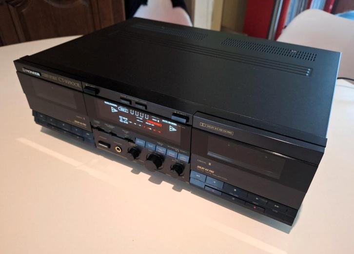 Pioneer CT-W900 in mint staat ! Met service !, Audio, Tv en Foto, Cassettedecks, Dubbel, Overige merken, Auto-reverse, Tiptoetsen