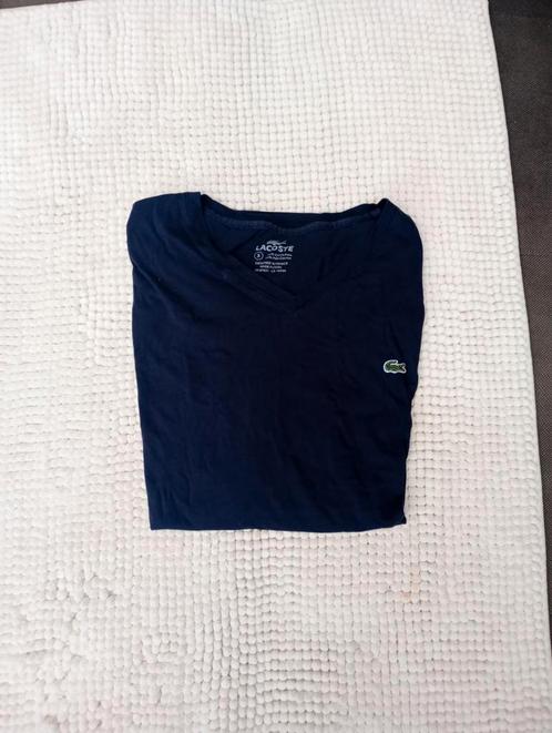 T-shirt Lacoste, Vêtements | Hommes, T-shirts, Comme neuf, Taille 48/50 (M), Bleu, Enlèvement ou Envoi