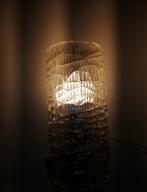 Applique  vintage  lampe en verre, Ophalen of Verzenden