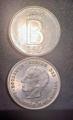 1 munt 250 francs - 1976 - Boudewijn I, Postzegels en Munten, Zilver, Ophalen of Verzenden, Losse munt, Zilver
