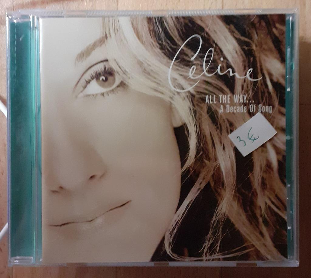 CD Celine Dion - All the way, Ophalen of Verzenden, Gebruikt