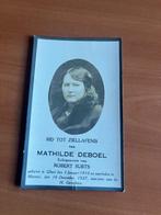 Rouwkaart M. Deboel  Gheel 1910 + Meenen 1937, Verzenden, Rouwkaart