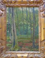 MAURICE PAUL / SOUS-BOIS / OLIEVERF KARTON / 41x32cm / KADER, Antiek en Kunst, Ophalen of Verzenden