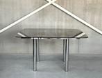 Vintage chroom eetkamertafel, 1980’s, Enlèvement