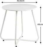 Salontafel voor balkon SNELLE GRATIS LEVERING, Huis en Inrichting, Minder dan 50 cm, Verzenden, Rond, Nieuw