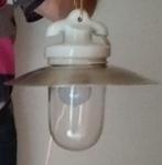 lamp in porselein houder, brocante, Ophalen of Verzenden, Zo goed als nieuw