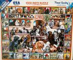 Puzzle de race de chien 1000 pièces comme neuf, Comme neuf, 500 à 1500 pièces, Puzzle, Enlèvement