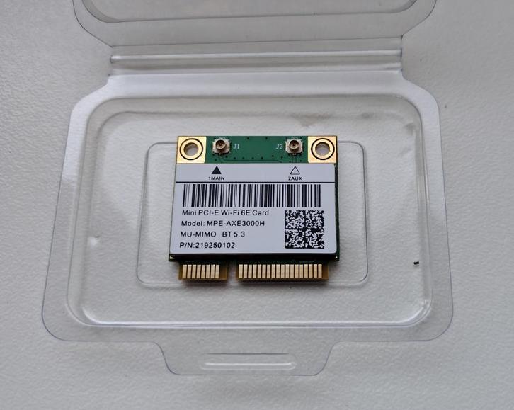 Mini Pci-e card - WiFi 6e + Bluetooth 5.3 - NIEUW, Computers en Software, Netwerkkaarten, Nieuw, Intern, Ophalen
